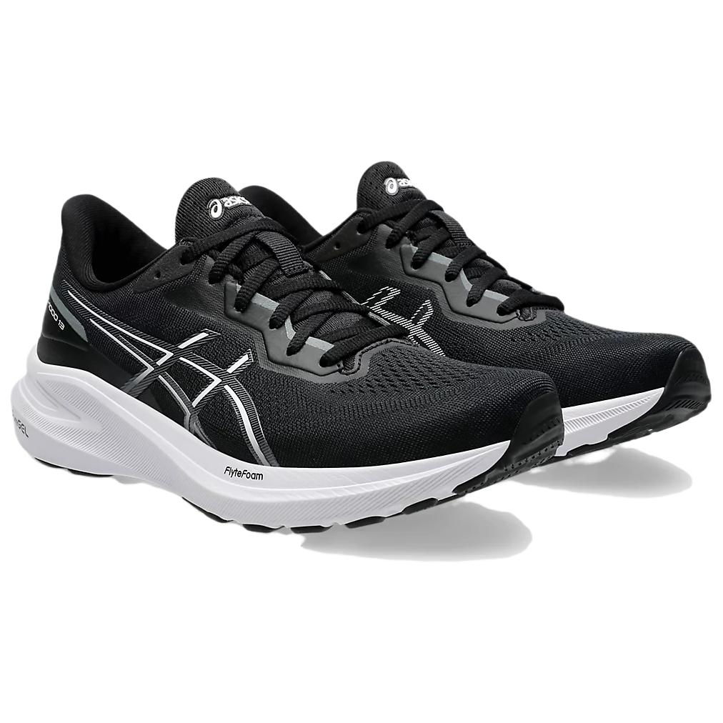 ASICS GT 1000 13 Black White Women's Sneakers 1012B663-003