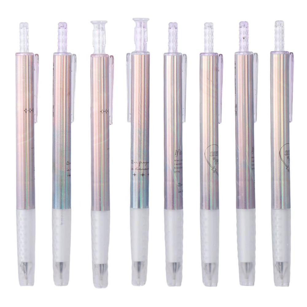 

8шт выдвижная чернильная остроконечная ручка эстетические гелевые ручки офисные принадлежности