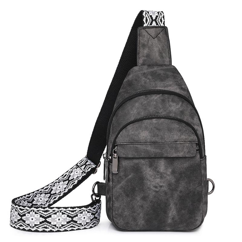 Vintage Fashion Breast Bag Women'S Small Bag Women'S Tide Oblique Backpack Versatile Women'S Shoulder Messenger Bag