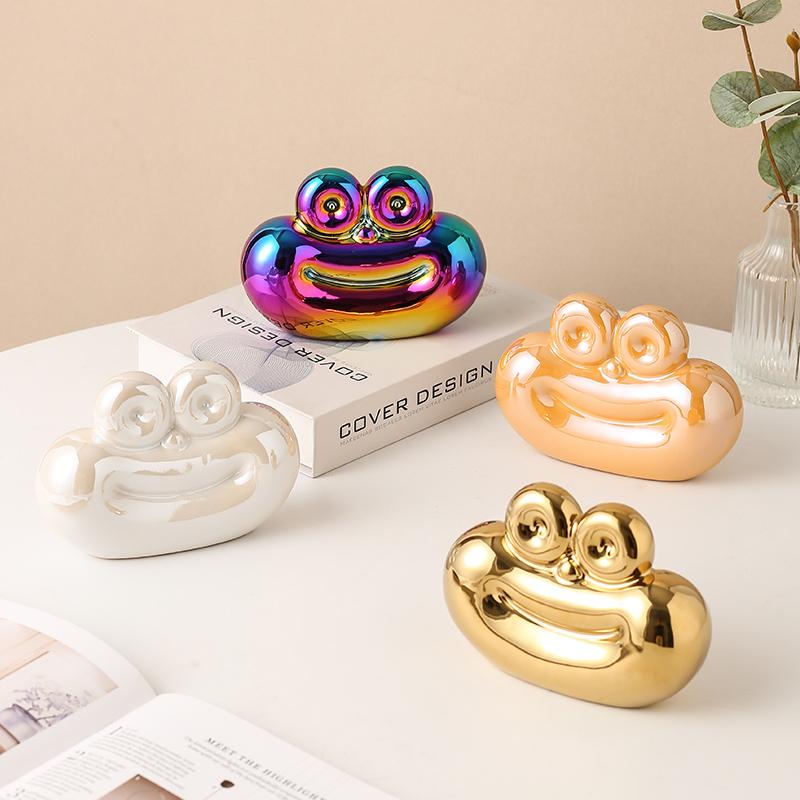 Unique Sausage-Shaped Decorative Ceramic Home Decoration Ornaments Creative Kitchen Living Room Decor Accessories