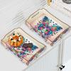 5D DIY Diamond Painting Serving Tray Wooden Diamond Art Tableware Manager Tray Diamond Decorative Serving Tray Home Decor Gift