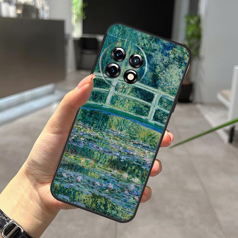 Monet Oil Painting Case For OnePlus Nord CE 5 2 3 4 Lite N30 N20 OnePlus 15 13 12 11 9 10 Pro 10T 13R 15R Cover
