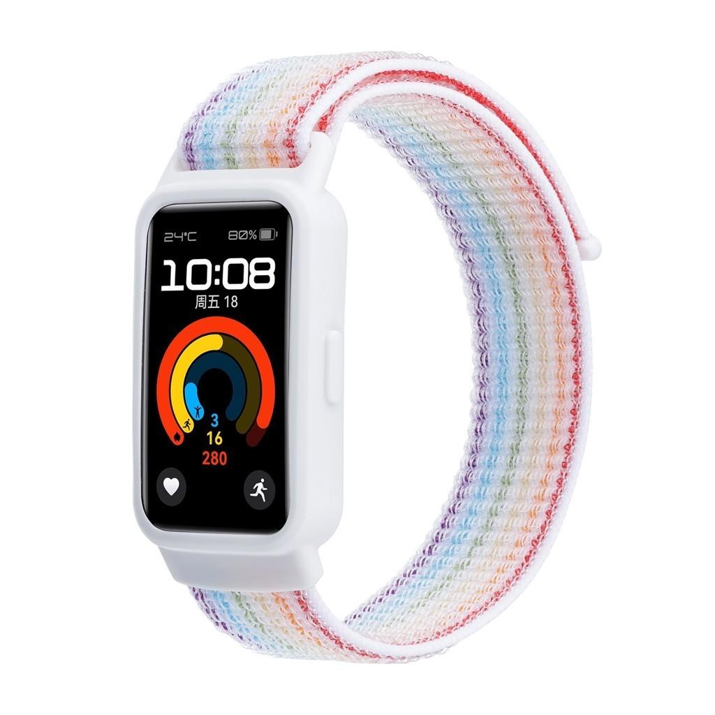 For Huawei Band 9 8 7 Reim Bånd Tilbehør Etui Nylon Løkke Erstatningsbelte Armbånd Sport Armbånd Huawei Band 7 Reim