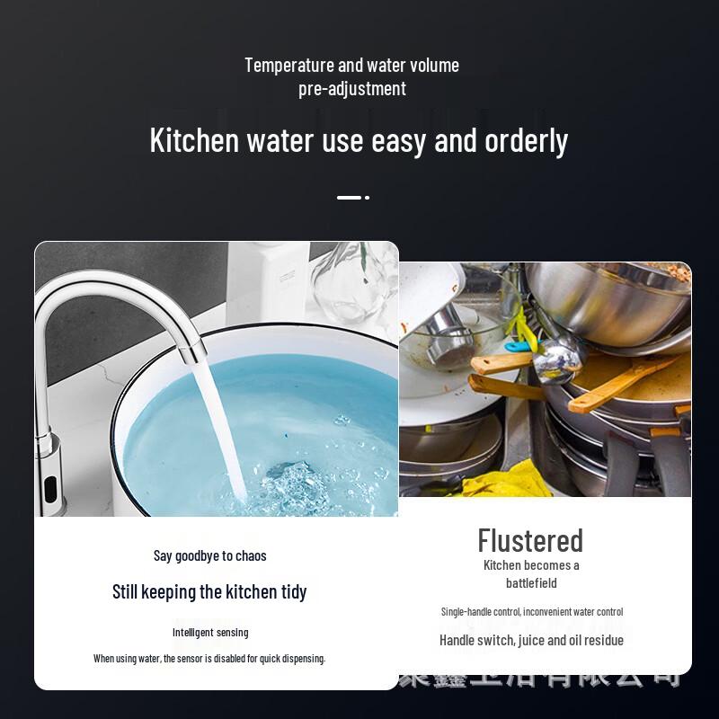 TLXT Automatischer Sensor Wasserhahn für Küche & Bad