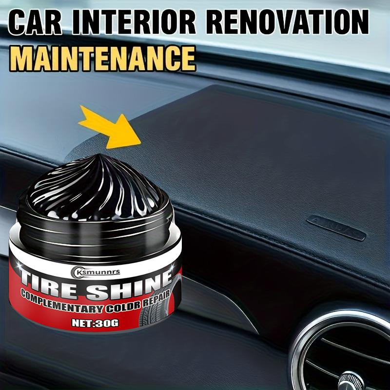 Automotive Interior Refurbishment Wax, Plastic Parts Refurbishment, Gloss Wax, Tire Protection Oil, Black Vehicle Yellowing Repa