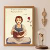 Diamond Painting Kit Classic Belle Reading Home Decor Craft Perfect Gift Idea Creative Diamond Art