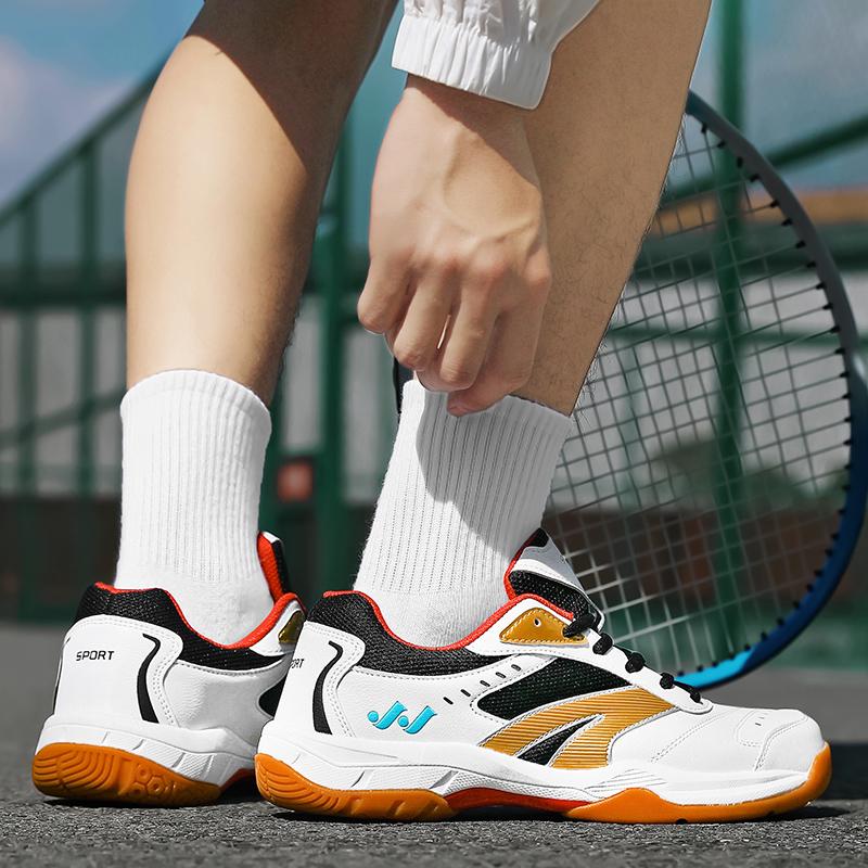 New Volleyball Shoes for Men and Women, Outdoor Fitness Badminton Shoes, Men's Training Table Tennis Shoes Size 36-45