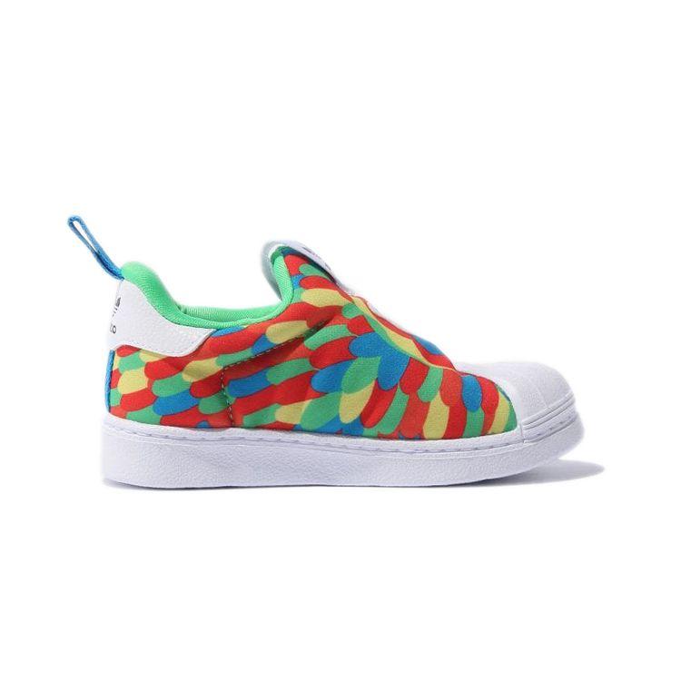 adidas Superstar 360 I Parrot Baby Sneakers Multi-Color Screaming-Green Footwear-White Q46177