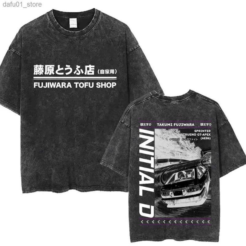 Naruto Sage of Six Paths T Shirt Magatama Vintage Acid Wash Streetwear Oversized Retro Anime Graphic Cotton Women Tees Clothing