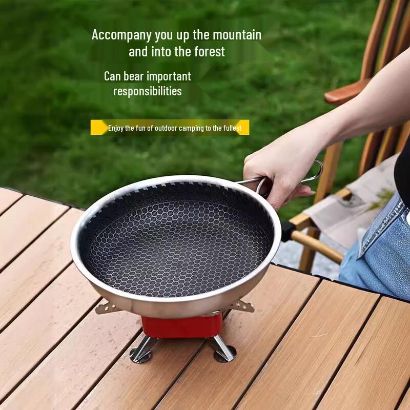 Outdoor Stainless Steel Folding Cookware Set