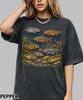 Vintage Forelle 90er Grafik T-Shirt, Retro Regenbogenforelle Tee, Vintage Fluss Wildtiere Grafik Tee, 90er See Natur Oberteil, Angler Fischer Geschenk