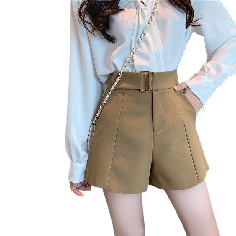2026 Summer Women's Korean Style Slimming Outerwear Suit: High-Waisted Bootcut Wide-Leg Pants & Versatile Casual Shorts