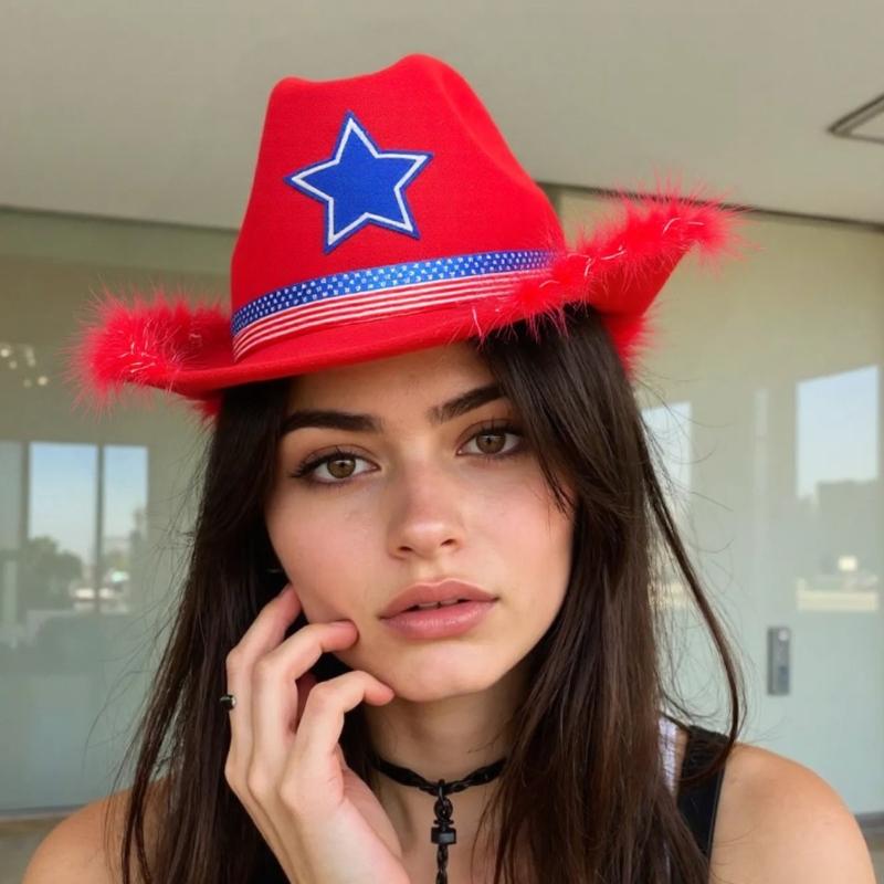 Patriotic Independence Day Outfits American Flag Costumes Accessories 4th of Jul Costume for Dresses Up Cosplay Party