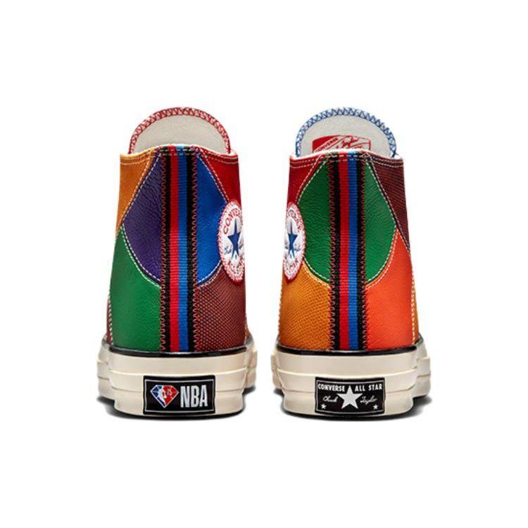 Converse NBA x Chuck 70 High 75-årsjubileum Unisex Sneakers Flerfarget Game-Royal University-Red 172830C