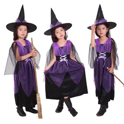 Wicked Witch Be Witched Girls Halloween Fancy Dress Kids Child Costume 3-6 Years