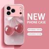 Capa Colorida Galvanizada para Celular de Vidro para iPhone 17 16 15 14 13 12 11 Pro Max Plus 16E 17Air Capa