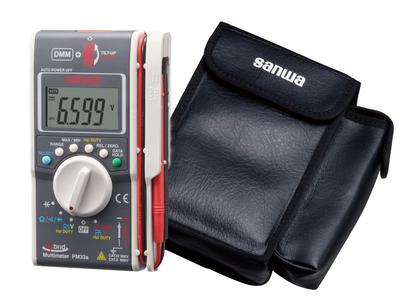 SANWA Hybridní Mini Tester s klešťovým adaptérem PM33AC Šedý (Multimetr + metr)