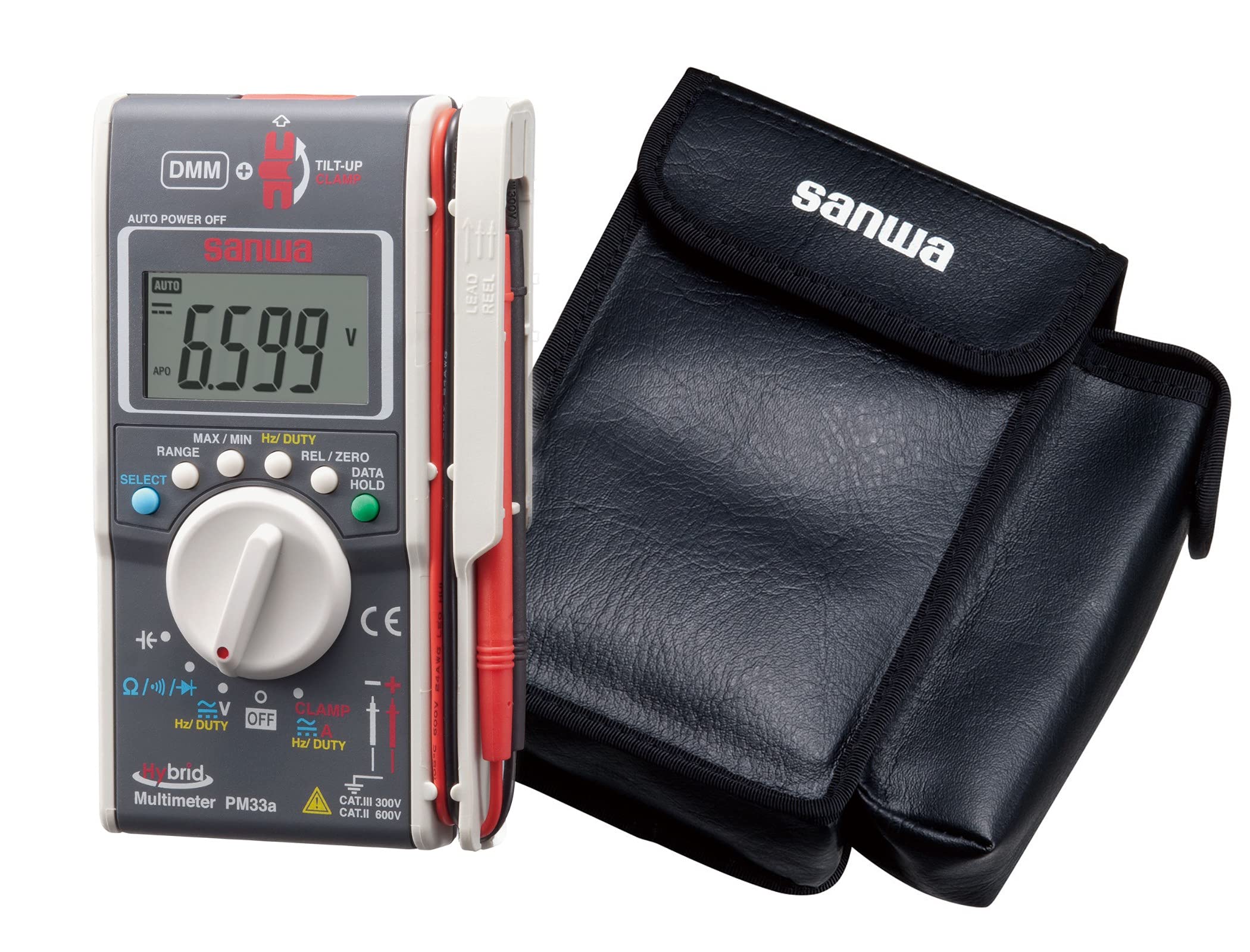 

Sanwa Electric Meter SANWA Hybrid Mini Tester with Case Clamp PM33AC Gray (Multimeter + Meter) сірий колір