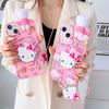 For Samsung Galaxy A17 A07 A16 A06 A26 A56 A04E A05 A05s A15 A25 A35 A55 Cake Kitty Case With Holder Rope