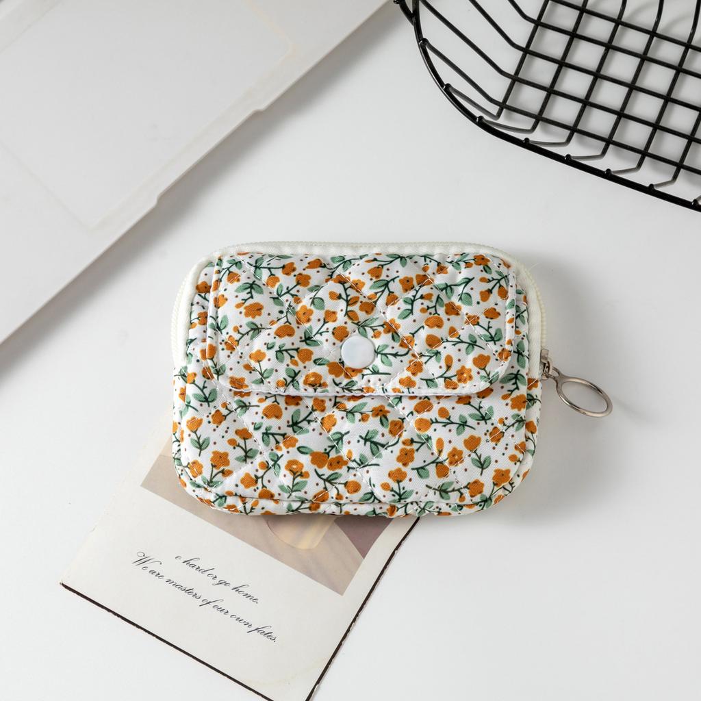 Bow Mini Zipper Credit Card Holder Organizer Wallet Earphones Keys Cards Small Portable Zip Pocket with Keyring for Women Men