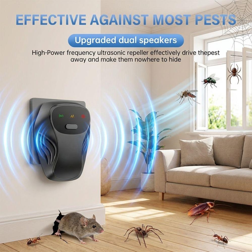 Silent Operation Electronic Mosquito Repellent 360° All-round Rodent Repellent  Home Office