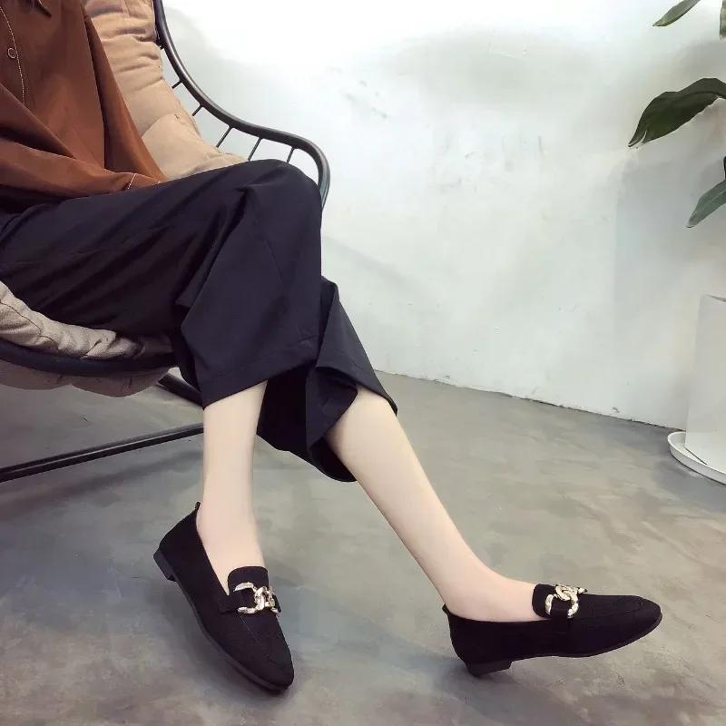 Fashion Spring Fashion Women's Flat Shoes 2024 Classic Large Size Women Loafers Lightwei Comfortable Outdoor Casual Shoes Zapatos Mujer