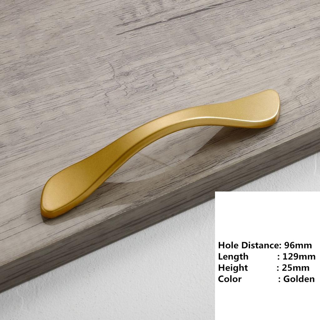 Handles Drawer Cabinet Furniture Kitchen Handles for Cabinet Knob Door Drawer Furniture Kitchen Knob Golden Simplicity Hardware