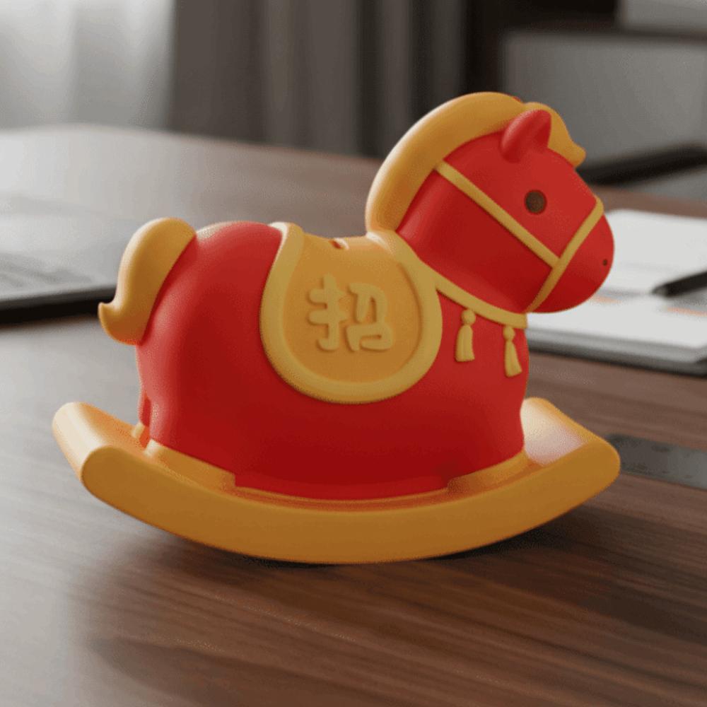 Savings Tank Cartoon Horse Money Boxes Anti Drop Horse Piggy Bank Ornament  Children/Kids