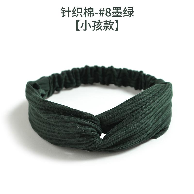 Elastic Crossed Headband Solid Color Knitted Cotton Suede Headband Ladies Hair Accessories Hair Band Headgear