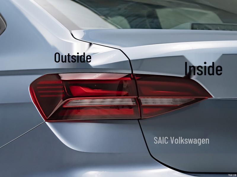 Compatible with 23 Volkswagen New Lavida models: Rear Taillight Assembly with Left and Right Turn Signal Brake Lenses