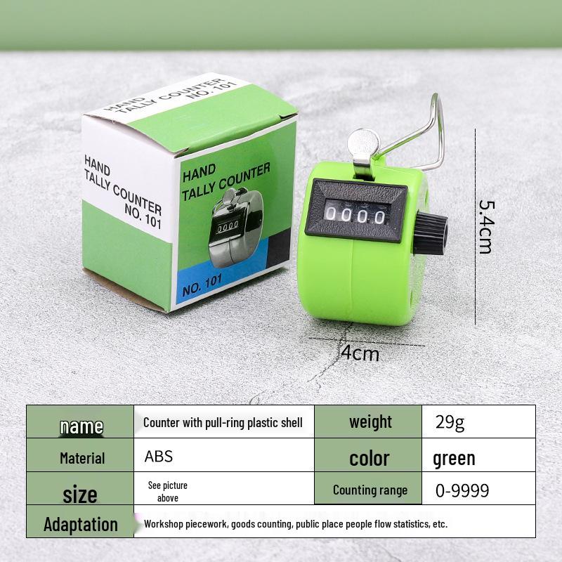 Colorful Metal Handheld Mechanical Tally Counter