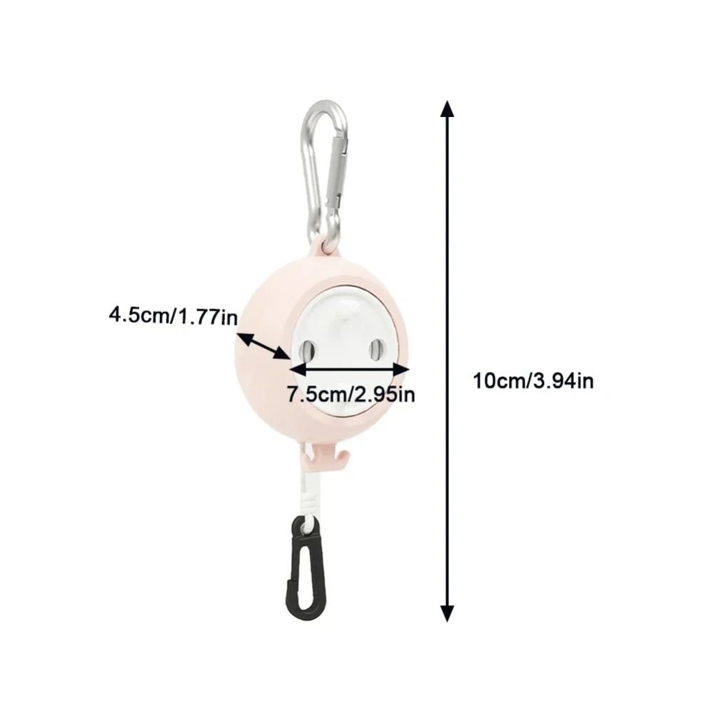 10m Clothes Drying Rope Portable Travel Drying Rack Lightweight Retractable Clothesline  Camping