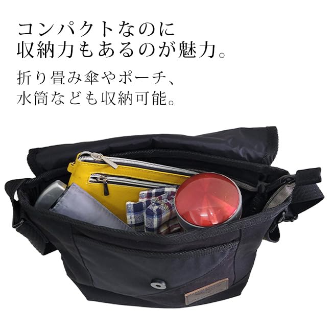 Avirex TOPGUN3 Mini-Umhängetasche, Limitierte Auflage, Herren-Umhängetasche, Crossbody-Tasche, Schwarz