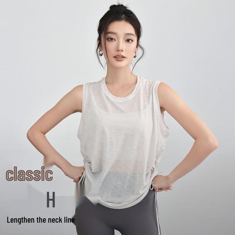 Women's Loose Fit Quick-Dry Sleeveless Sports T-Shirt