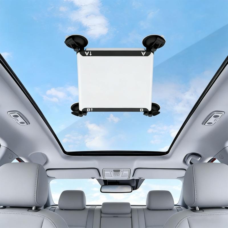 Strong Suction Car Mount Portable Suction Cup Holder for Vehicle Window Ensures Shaking Easy Mounting for Satellite