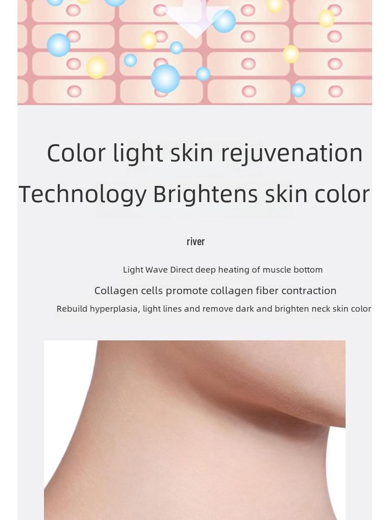 EMS Microcurrent Neck and Face Beauty Device: Removes Neck and Nasolabial Lines, Vibrates for Massage, Lifts and Tightens, Anti-Wrinkle.