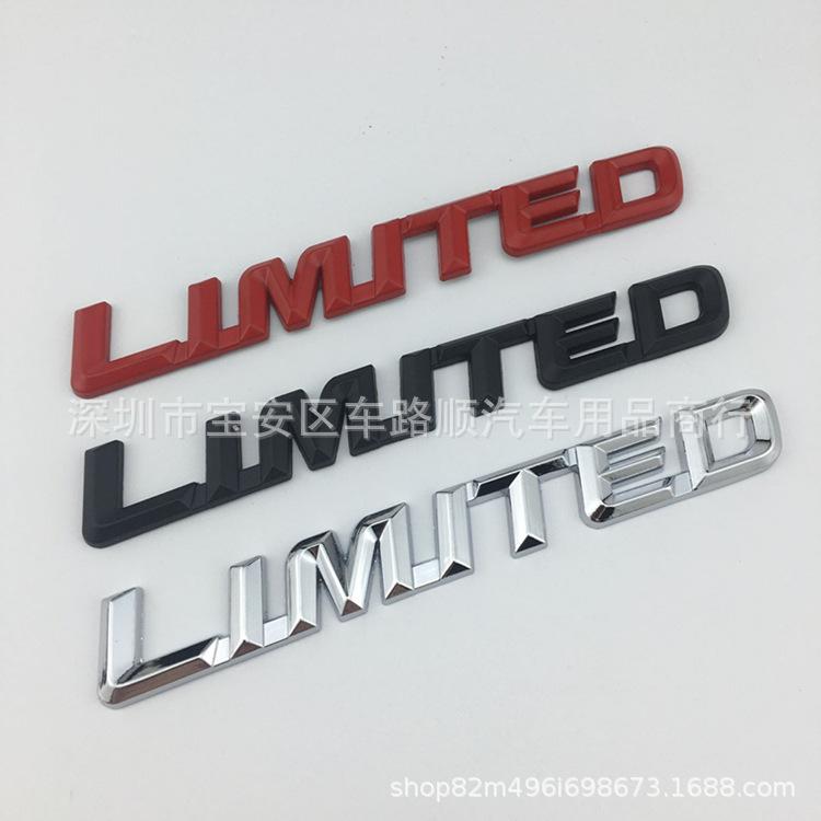 

Highlander Italic LIMITED Rear Trunk 4WD Metal Emblem Sticker