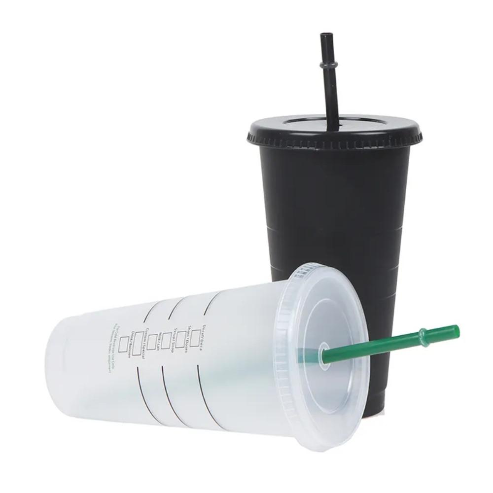 

with Straw Straw Cup with Lid Drinks Cup Reusable Tumbler Coffee