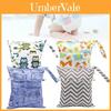 Asenappy Waterproof Baby Diaper Bag With Double Zipper Digital Print 30x36cm