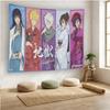 GGalgame Super Cute Pink Theme Tapestry  Wall Hanging for Bedroom  Dorm 2D Anime Character Decor