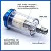 Oil Water Separator Sprayer Air Oil Water Separator Filter Kit Water Trap Clear Painting Moisture Separator with Clear Filter