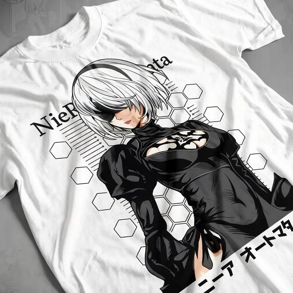 

2B Sexy Nier Shirt NieRAutomata Anime TShirt HighQuality Fashionable Comfortable Versatile Trendy Printed Top Tshirt S