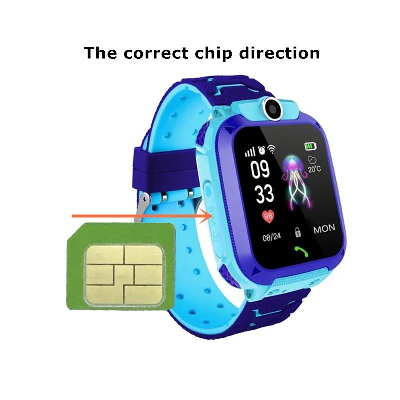 

Waterproof Telephone Watch with SOS Smartwatch Feature синій