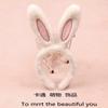 Lovely Big Rabbit Ear Plush Headband, Soft Furry Hair Hoop for Girls, Cute Cartoon Style for Daily & Party Use