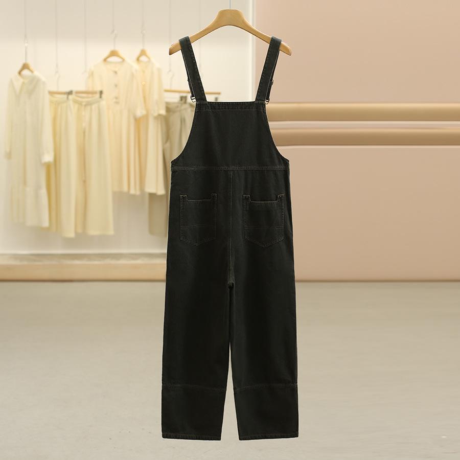 Korean Style Fashion Layered Denim Overalls - Youding 25 Autumn Collection