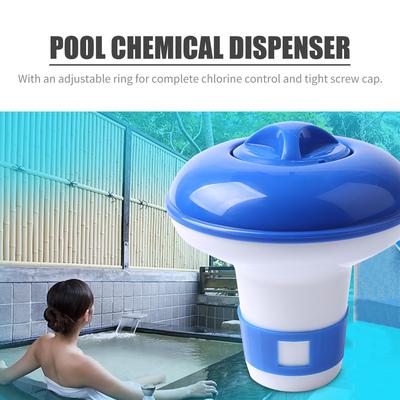 Dispenser chimico per piscine da 5 pollici Dispenser galleggiante per compresse di cloro Dispenser chimico per spa per