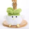 Garlic Plush Bird Doll Keychain With Sound Design For Gift And Personal Use