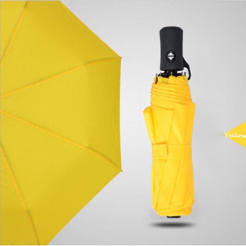Elegantes schwarzes Kompakt-Regenschirm mit 10 Speichen und automatischer Öffnungs- und Schließfunktion