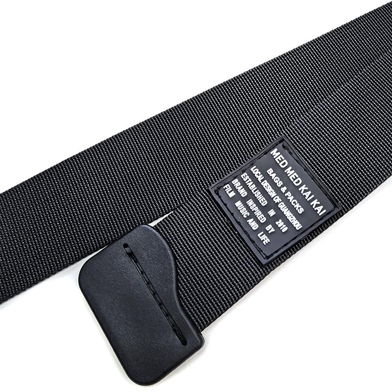 2025 Techwear Adjustable Buckle Webbing Necktie Men Hip Hop Punk Corbata Niche Style Street Fashion Ties Man Gifts