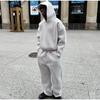 Kanye-Style High-Street Samt-Hoodie & Sweatpants Set für Männer & Frauen
